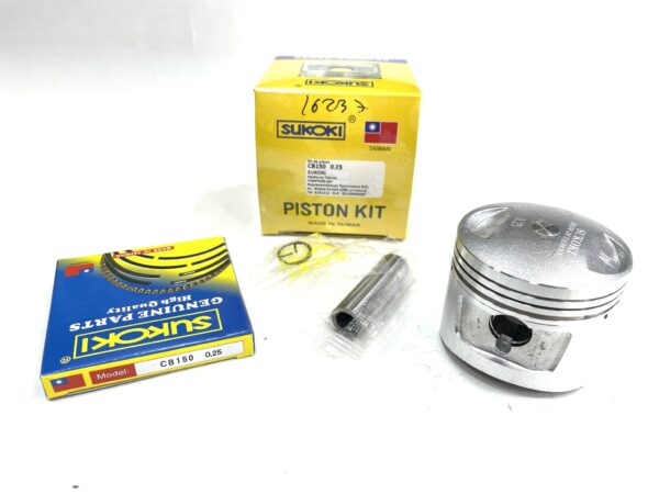 PISTON KIT CB150 0.25 (61.25MM) SUKOKI