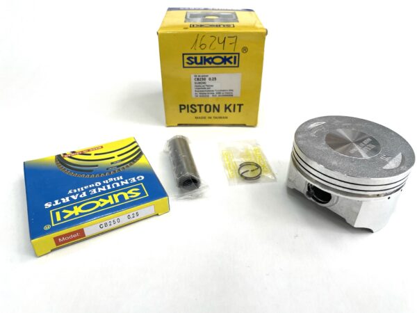 PISTON KIT CB250 0.25 (65.75MM) SUKOKI