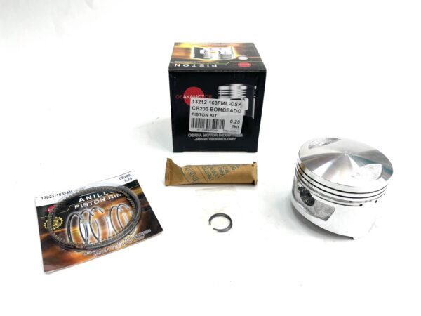 PISTON KIT CB200 0.25 (63.25MM) BOLEADO OSAKA