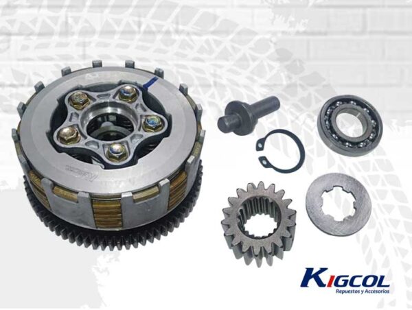 CREMALLERA COMPLETA CG250 5/7 ANCHO 73T KIGCOL