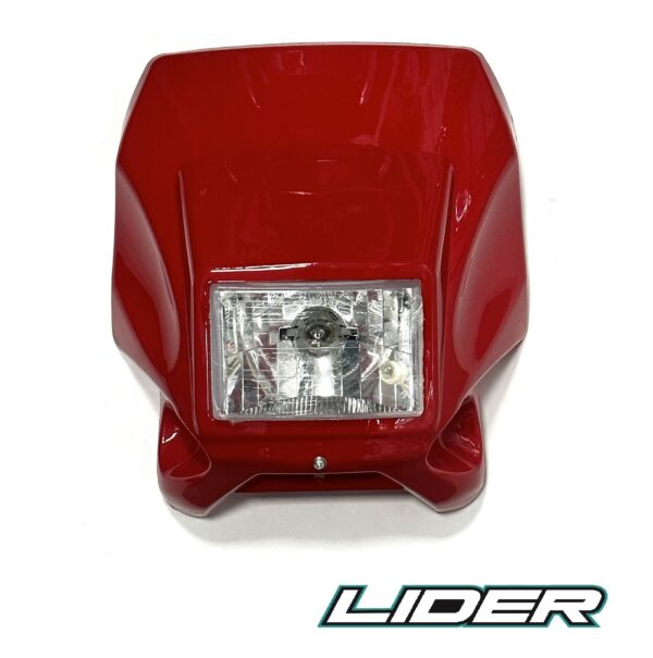 MASCARA + FARO XL ROJO LIDER