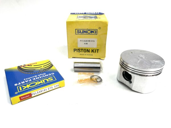 PISTON KIT PULSAR180 0.50 (64.00MM) DTS SUKOKI