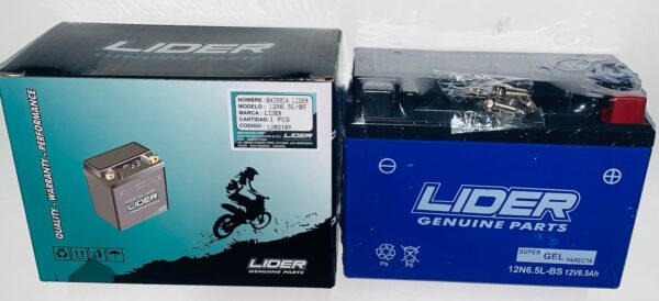 BATERIA 12N6.5L-BS LIDER