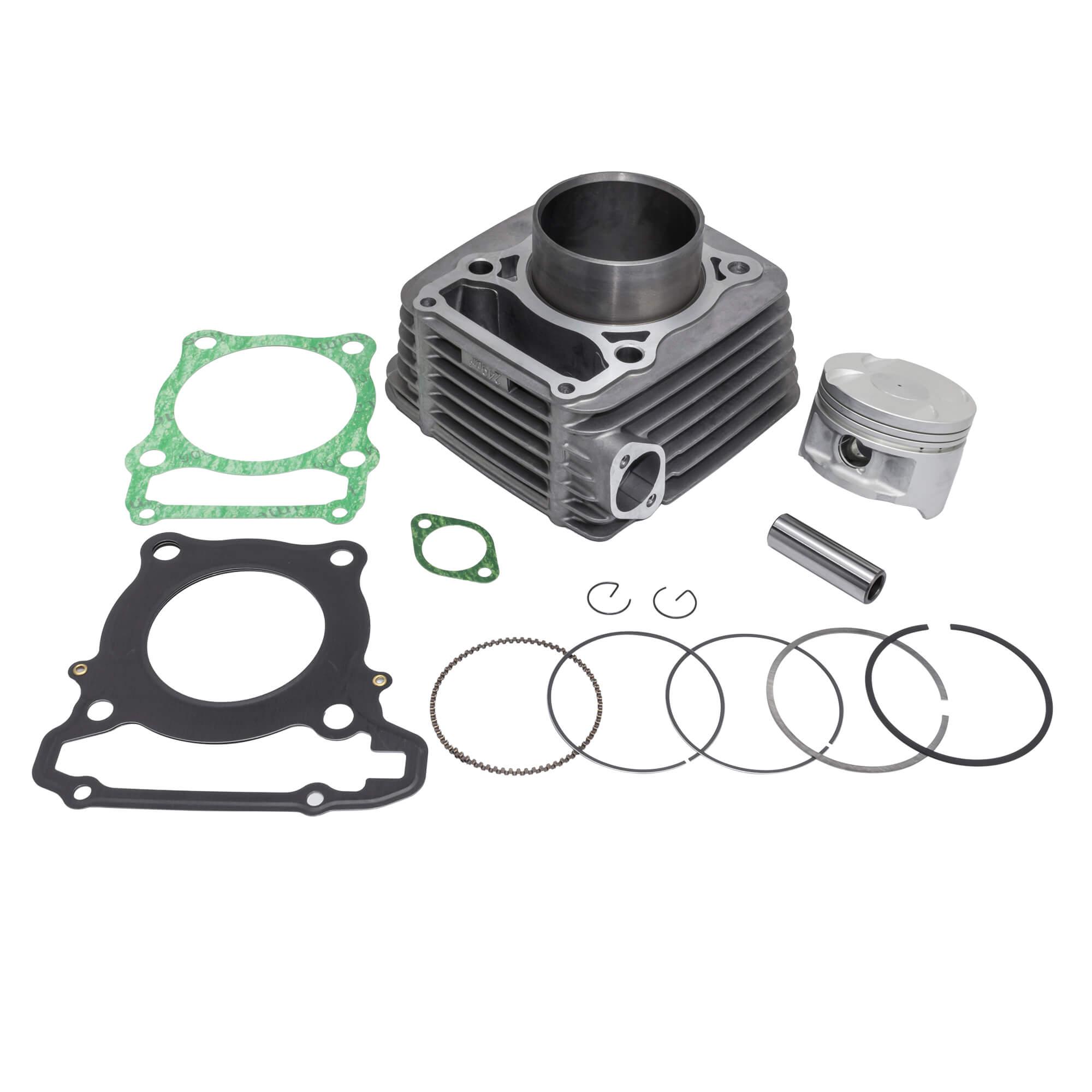 CILINDRO XR250 TORNADO 73MM,249CC C/KIT PISTON+EMPAQ.