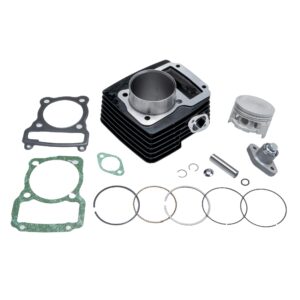 CILINDRO RONCO/SENKE200 (65.5MM) C/7 ALETAS NEGRO MATE