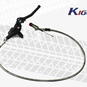 MANIJA EMBRAGUE HIDRAULICO C/BASE+CABLE COMP. KAYO NEGRO