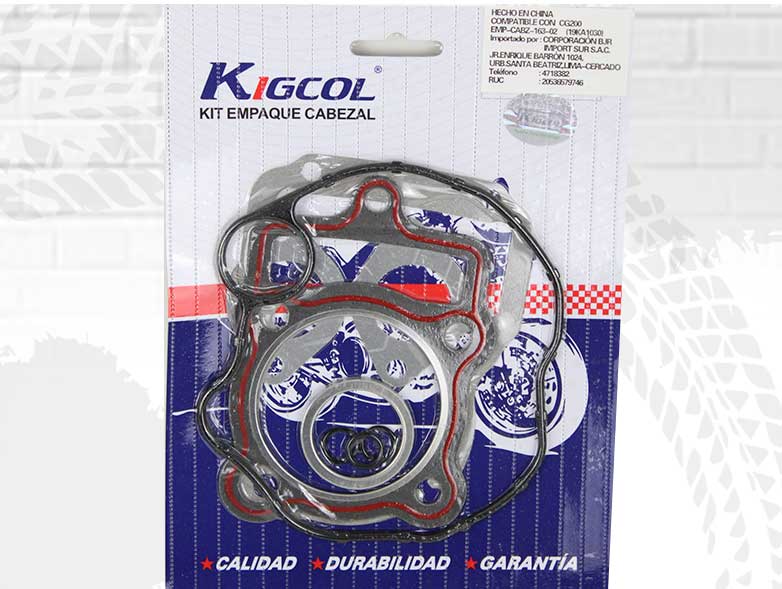 EMPAQUE CABEZAL CG200 S/RETEN DE VALV.