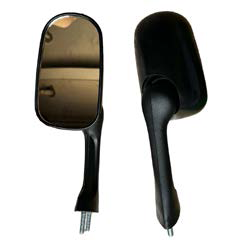 ESPEJO PISTERA NEGRO 2P