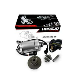 ARRANCADOR MOTOR CG150 9T C/PIÑON Y CHAN