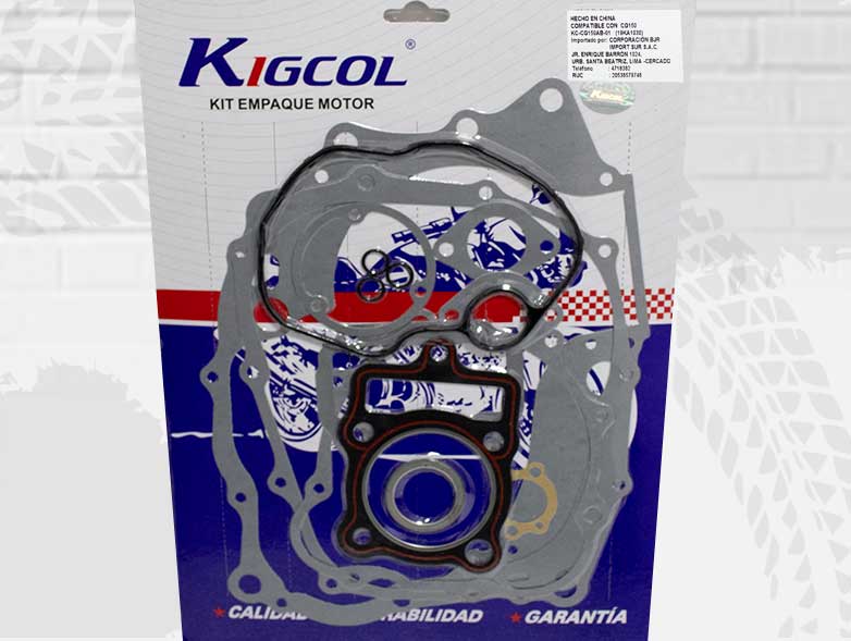 EMPAQUE GENERAL CG150 S/RETEN VALV.