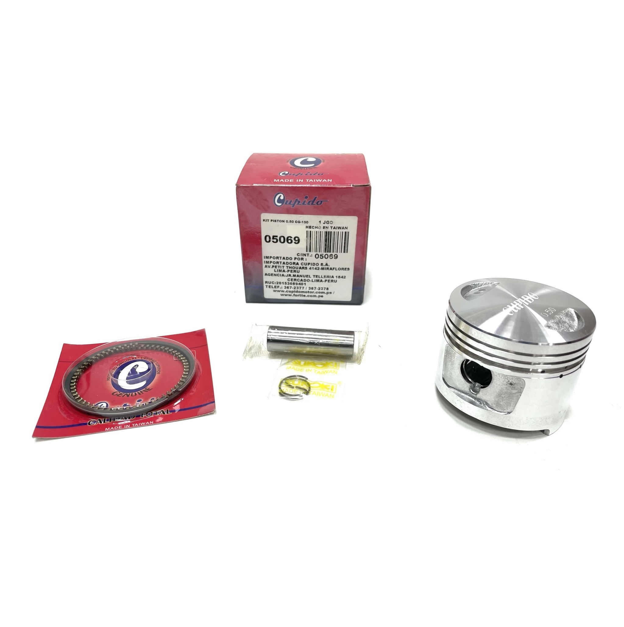 PISTON KIT CG150 0.50 (62.50MM) - CUPIDO