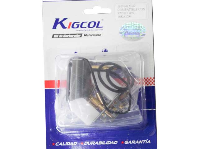 KIT REPARACION CARBURADOR CG150 C/BOYA - KIGCOL