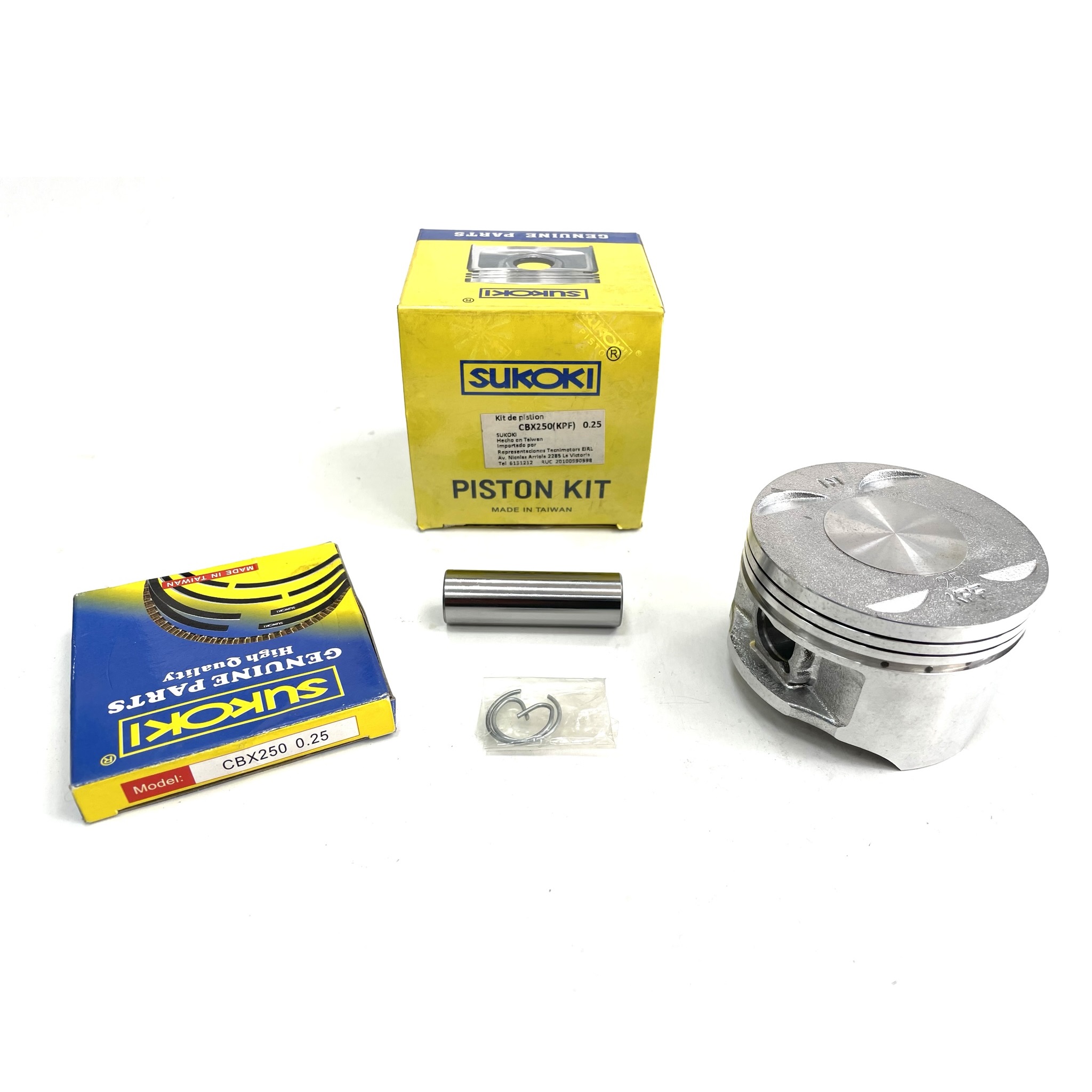 PISTON KIT CBX250 0.25 KPF (73.25MM) SUKOKI